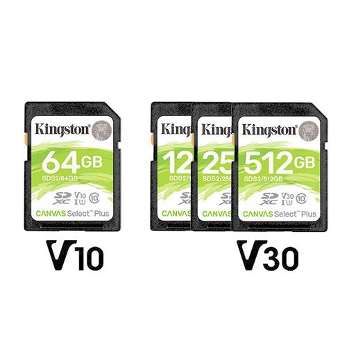 Kingston canvas card - card, 64gb